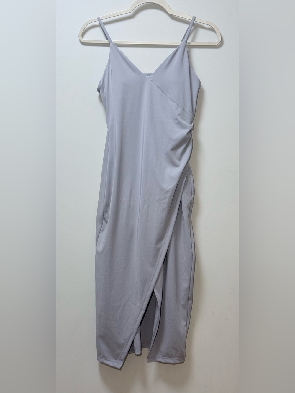 New without tags Popilush Midi Dress. Light Gray. Size Small
